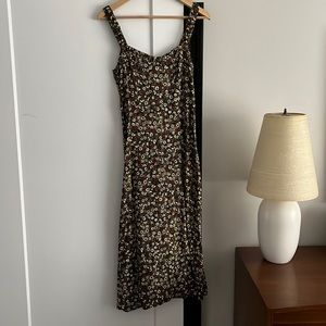 Zara Floral Slit Dress